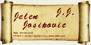 Jelen Josipović vizit kartica